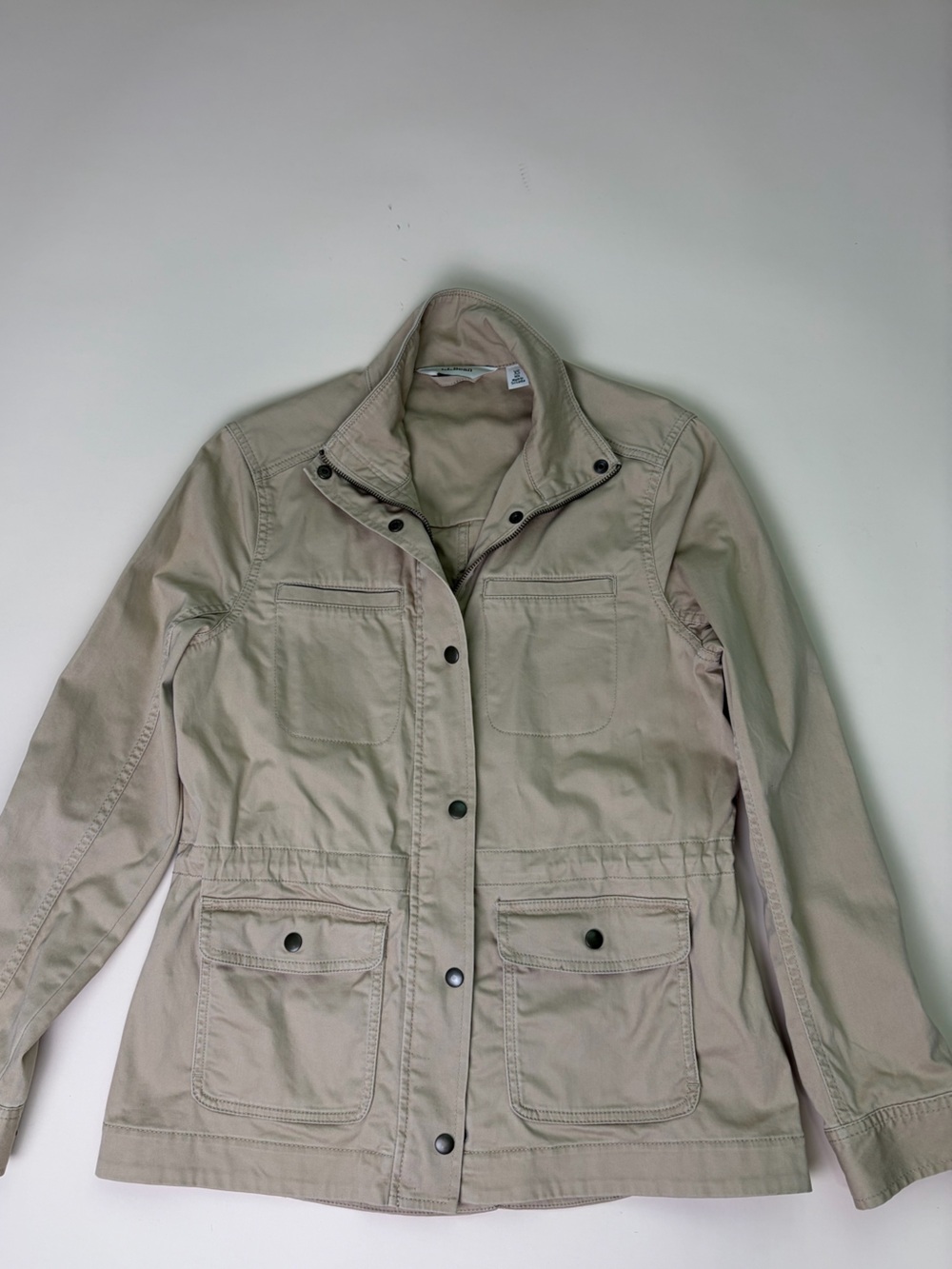 L.L.Bean Women’s XS Tan Classic Utility Field Safari Jacket - Picture 6 of 10